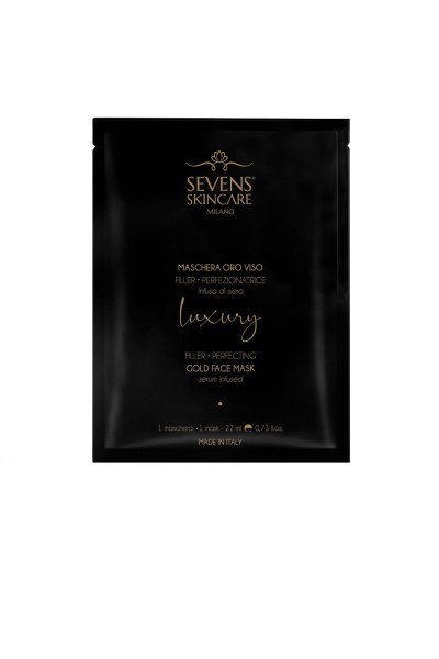 Sevens Skincare Mascarilla Facial Oro Relleno Perfeccionador 2 Piezas