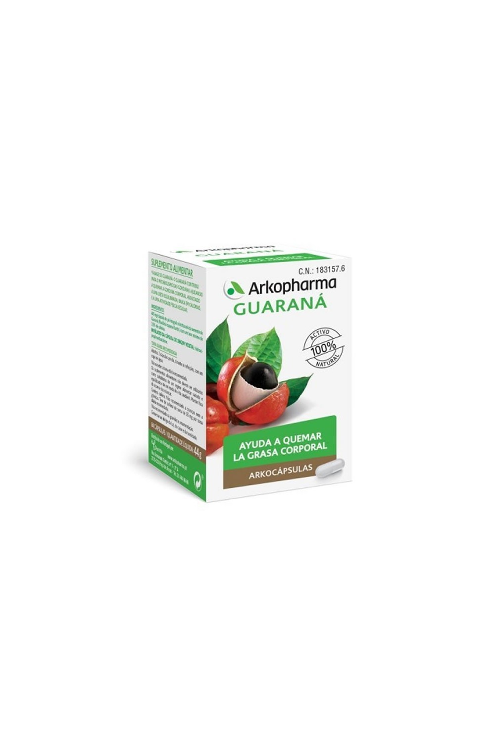 Arkopharma Guarana Arkocapsulas 84 Capsules