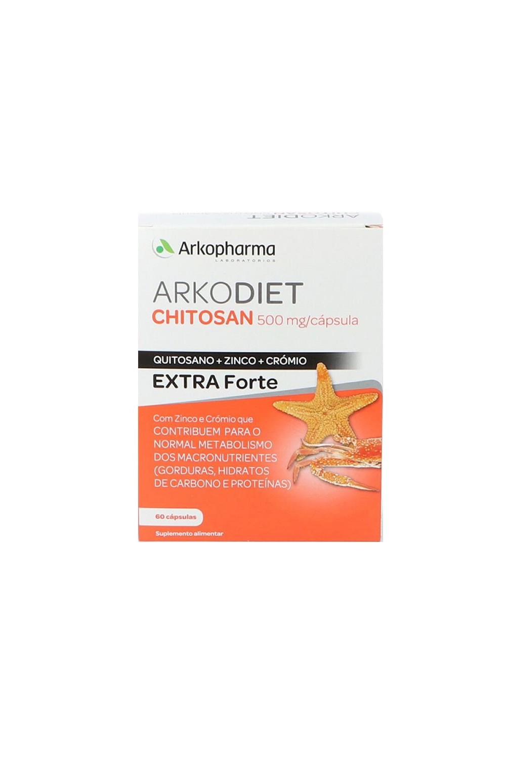 ARKOPHARMA - Arkodiet Chitosan Extraforte 500mg/capsule 60 Capsules