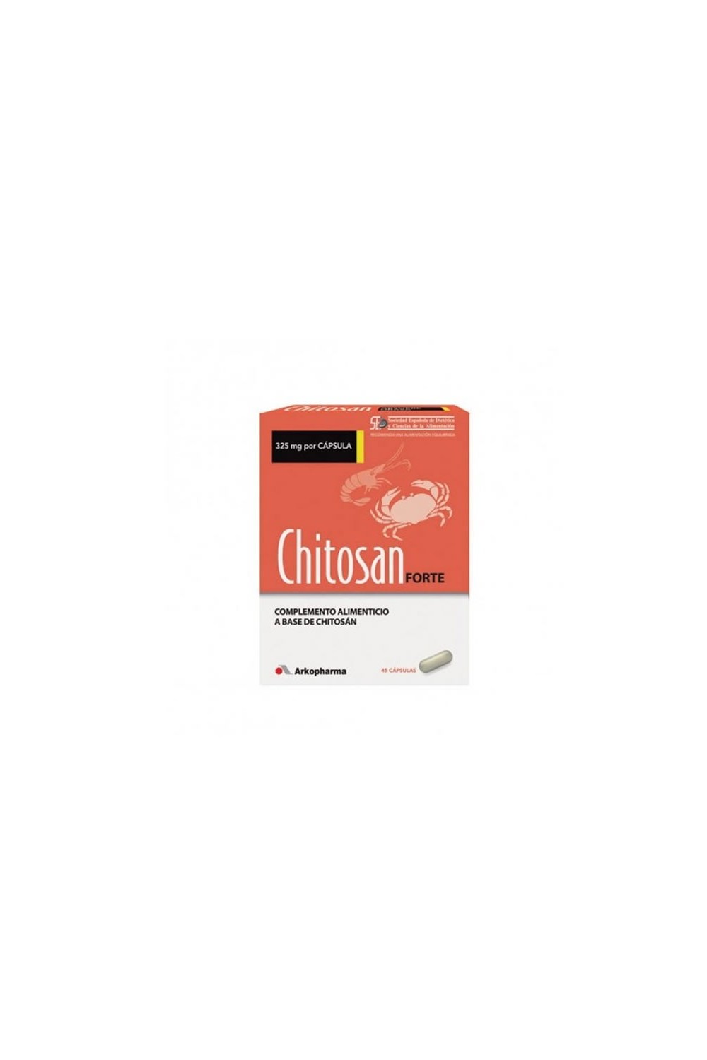 ARKOPHARMA - Arkodiet Chitosan Forte 325mg/capsule 45 Capsules