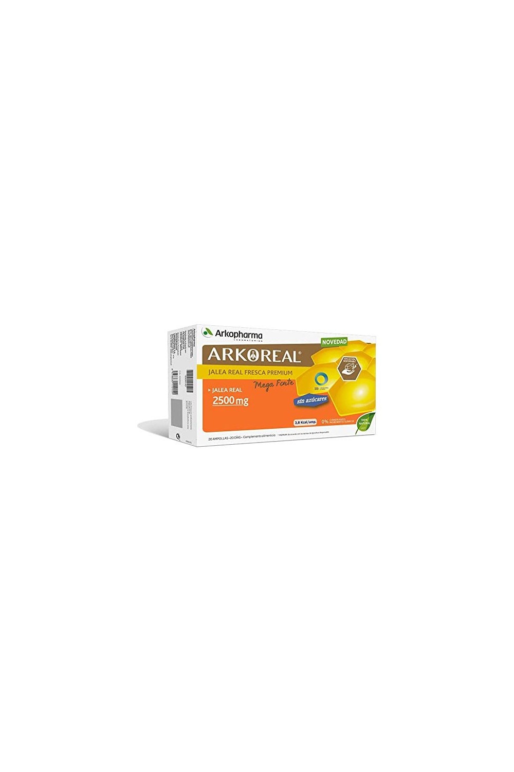 ARKOPHARMA - Arkoharma Arkoreal Royal Jelly 2500mg Bio 20 Ampoules