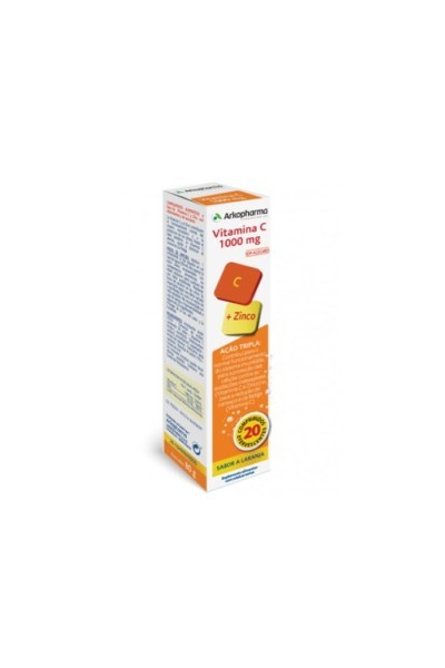 Arkopharma Vitamin C 1000mg 20 Effervescent Tablets