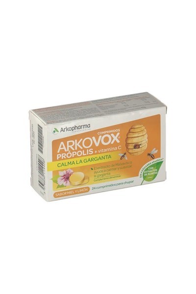 Arkopharma Arkovox 24 Honey & Lemon Tablets
