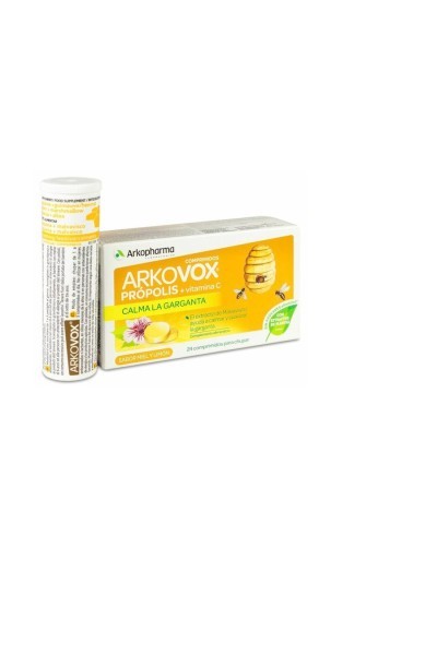 Arkopharma Arkovox Propolis + Vitamin C 24 Tablets