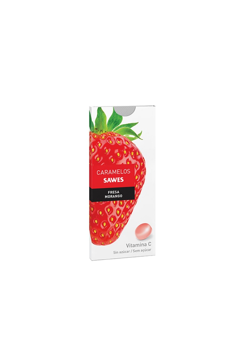 Sawes Sugarfree Strawberry Candies Blister