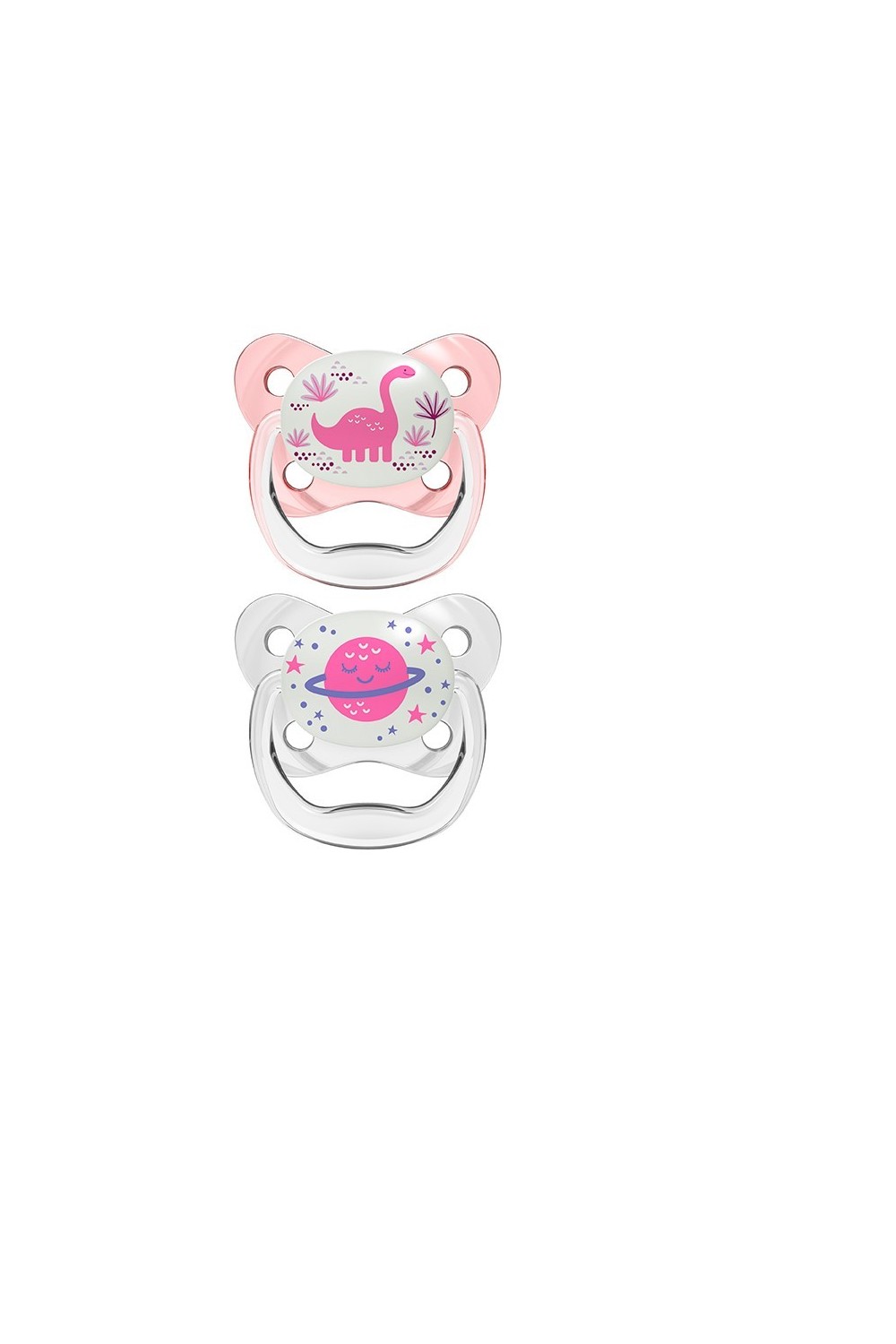 Dr. Brown's Prevent Nocturne Pacifier Pink T/2 6-18M