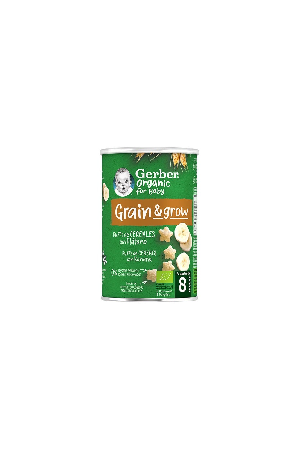 Gerber Organic Puff Cereals and Banana