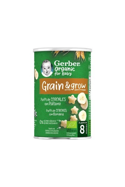 Gerber Organic Puff Cereals and Banana