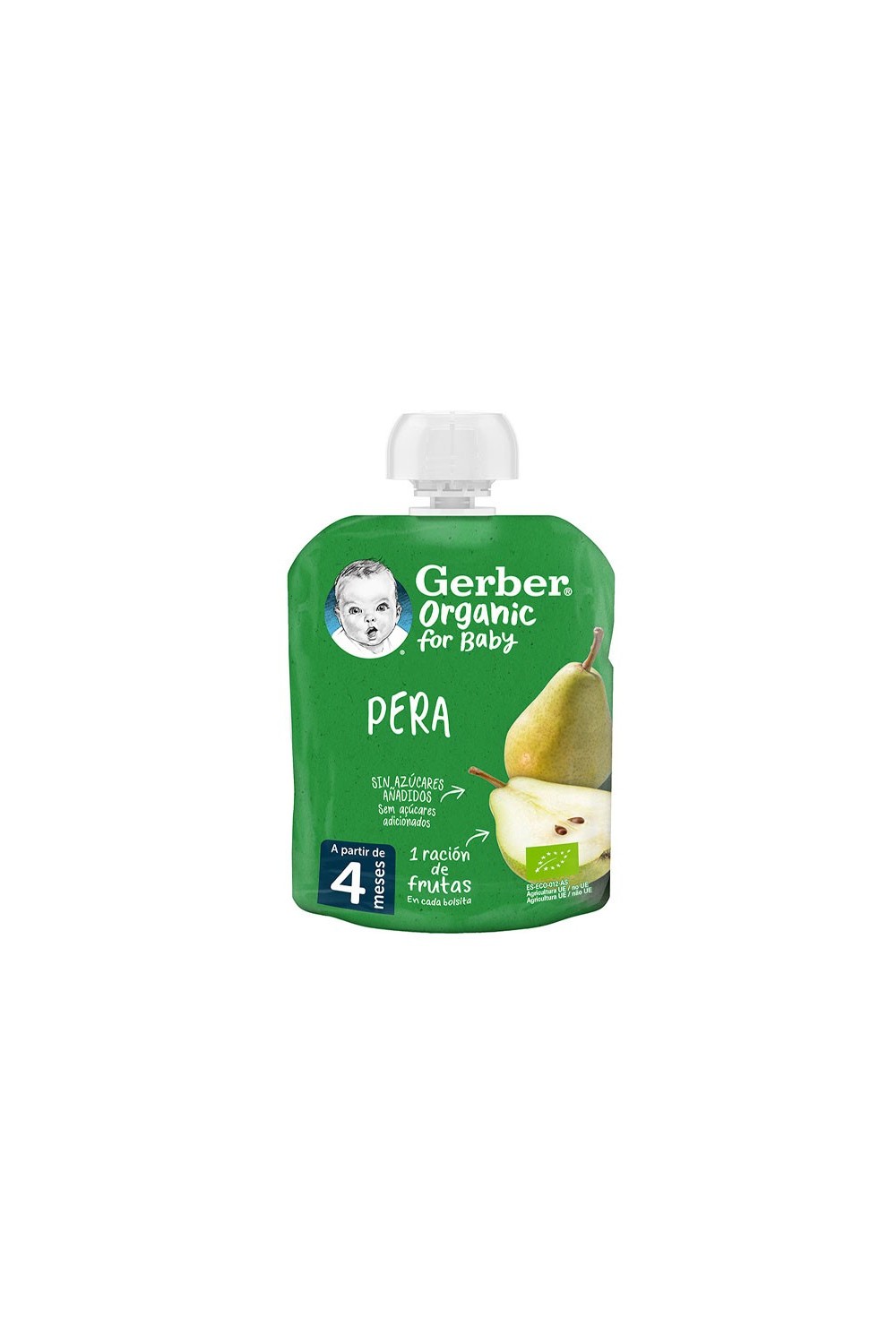 Gerber Pouch Organic Pear 90g