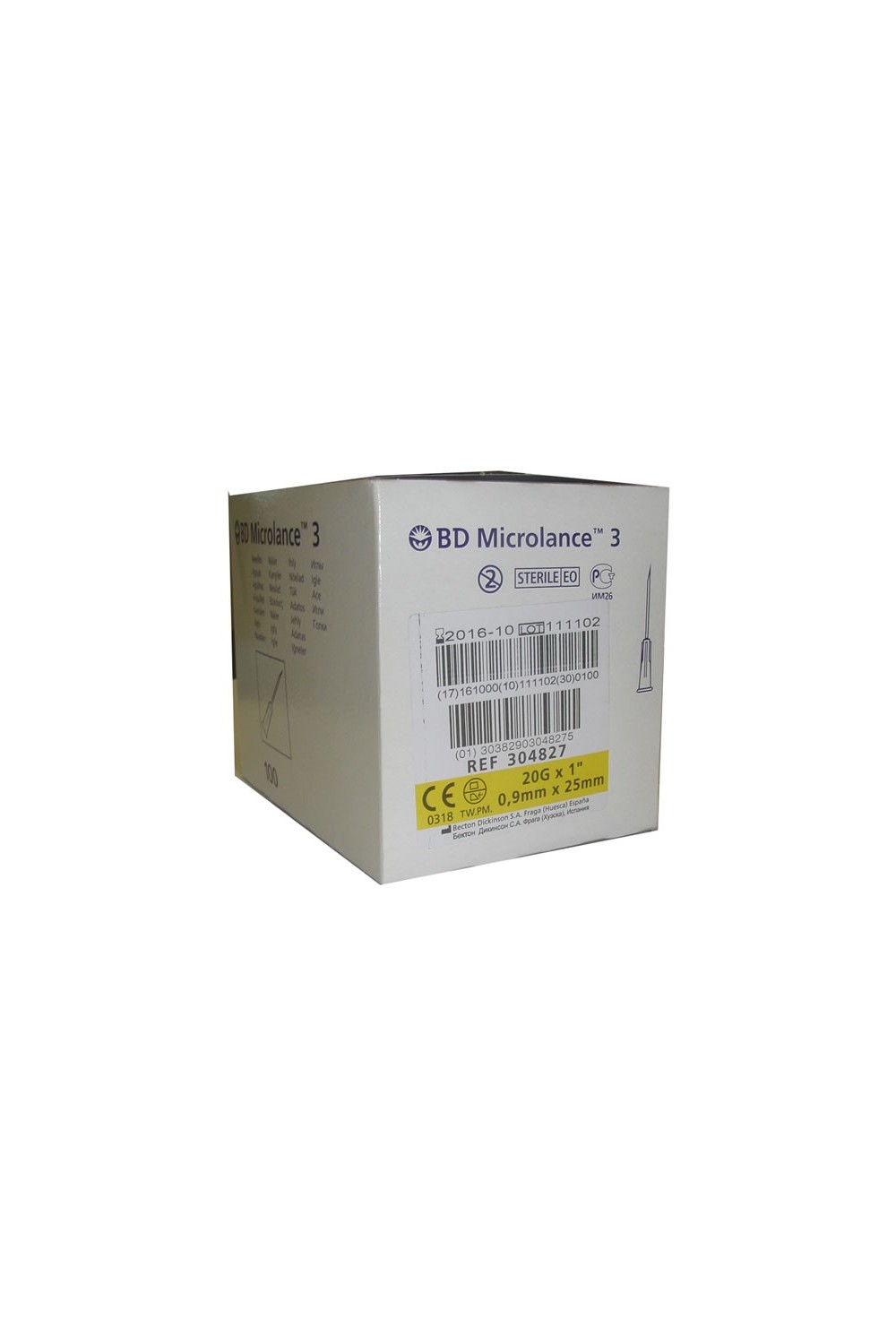 BD Microlance Needle 0,9mm x 25mm 100 Units