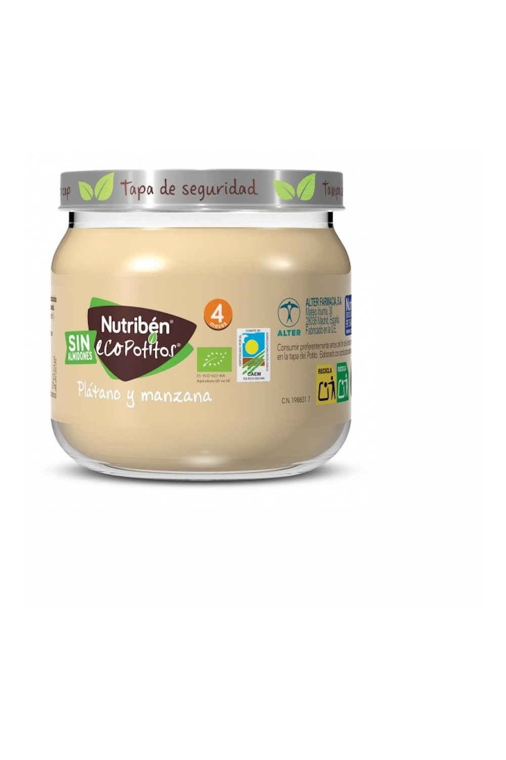 Nutriben Ecopotito Banana Apple 120g