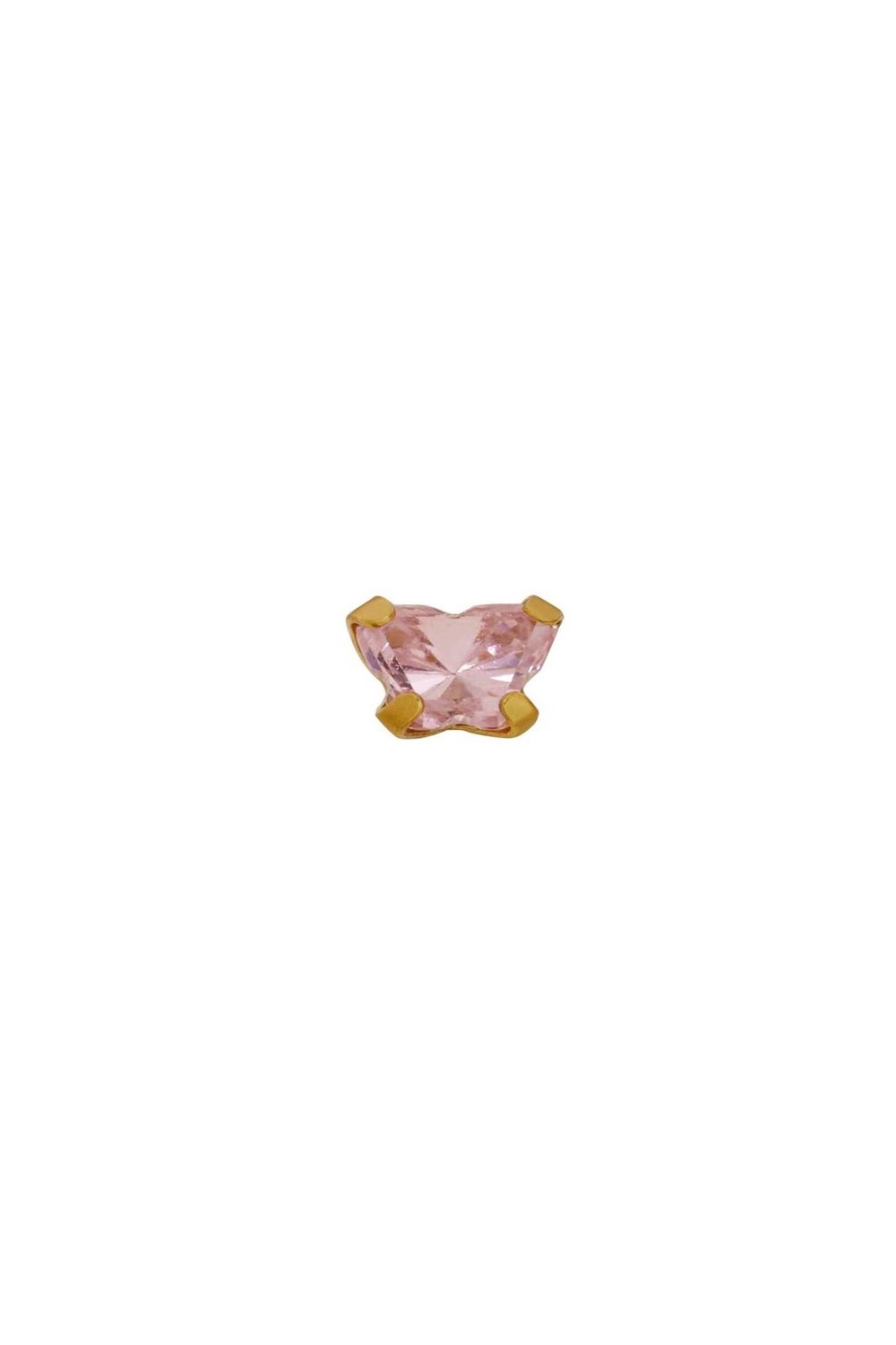 PRIM - Inverness 896-10 Pink Butterfly Earrings