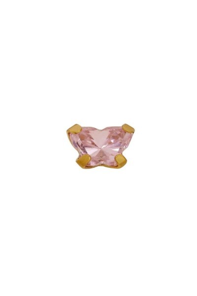 PRIM - Inverness 896-10 Pink Butterfly Earrings