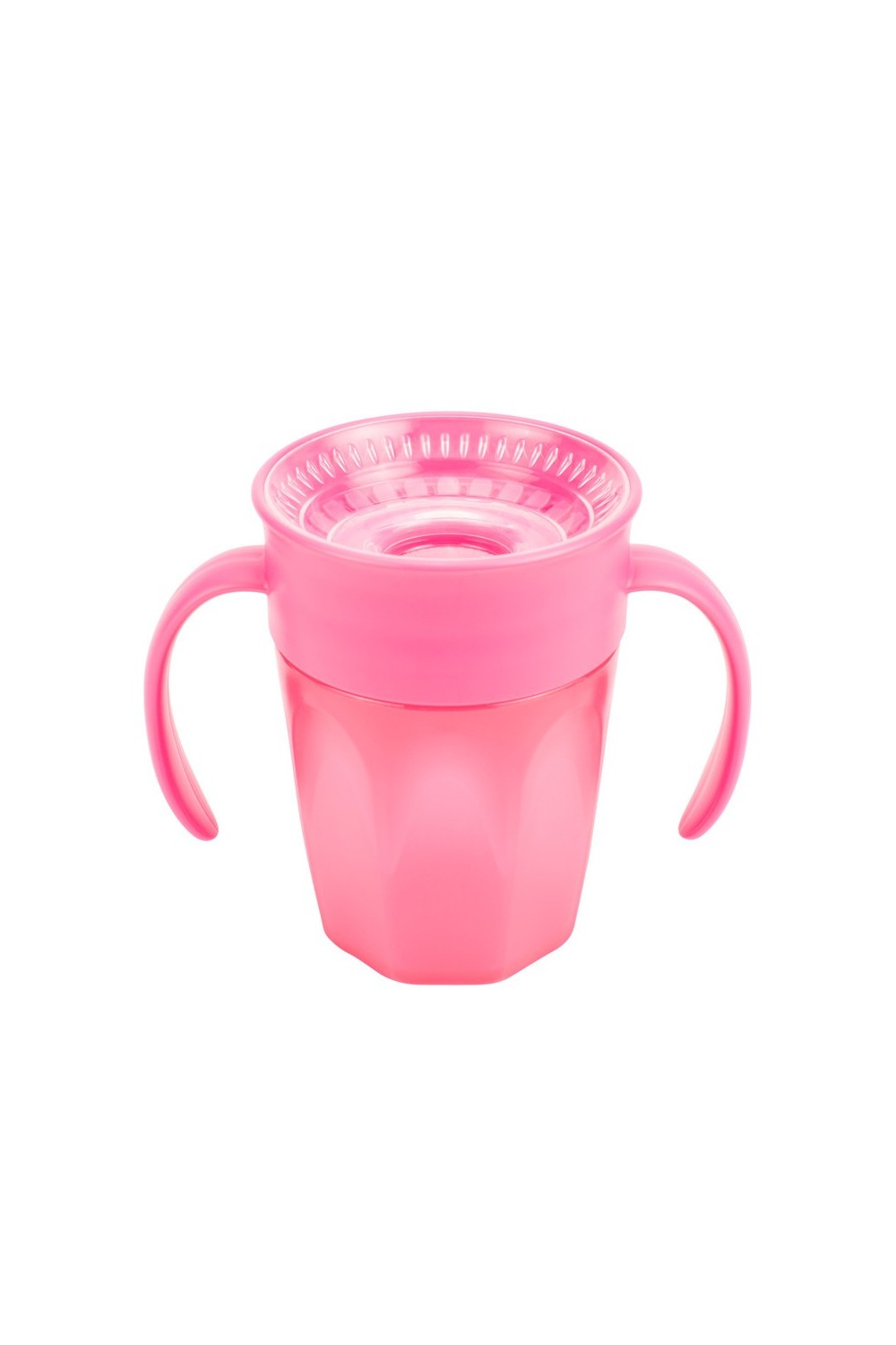 DR. BROWN'S - 360 Tumbler Without Spout Pink With Handles 200ml