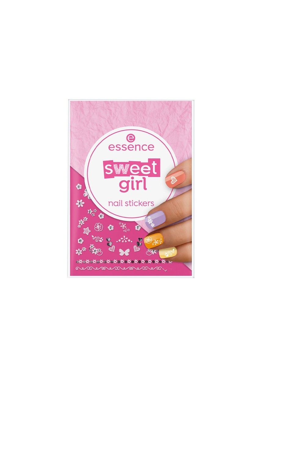 Essence Cosmetics Sweet Girl Stickers De Uñas 44 U