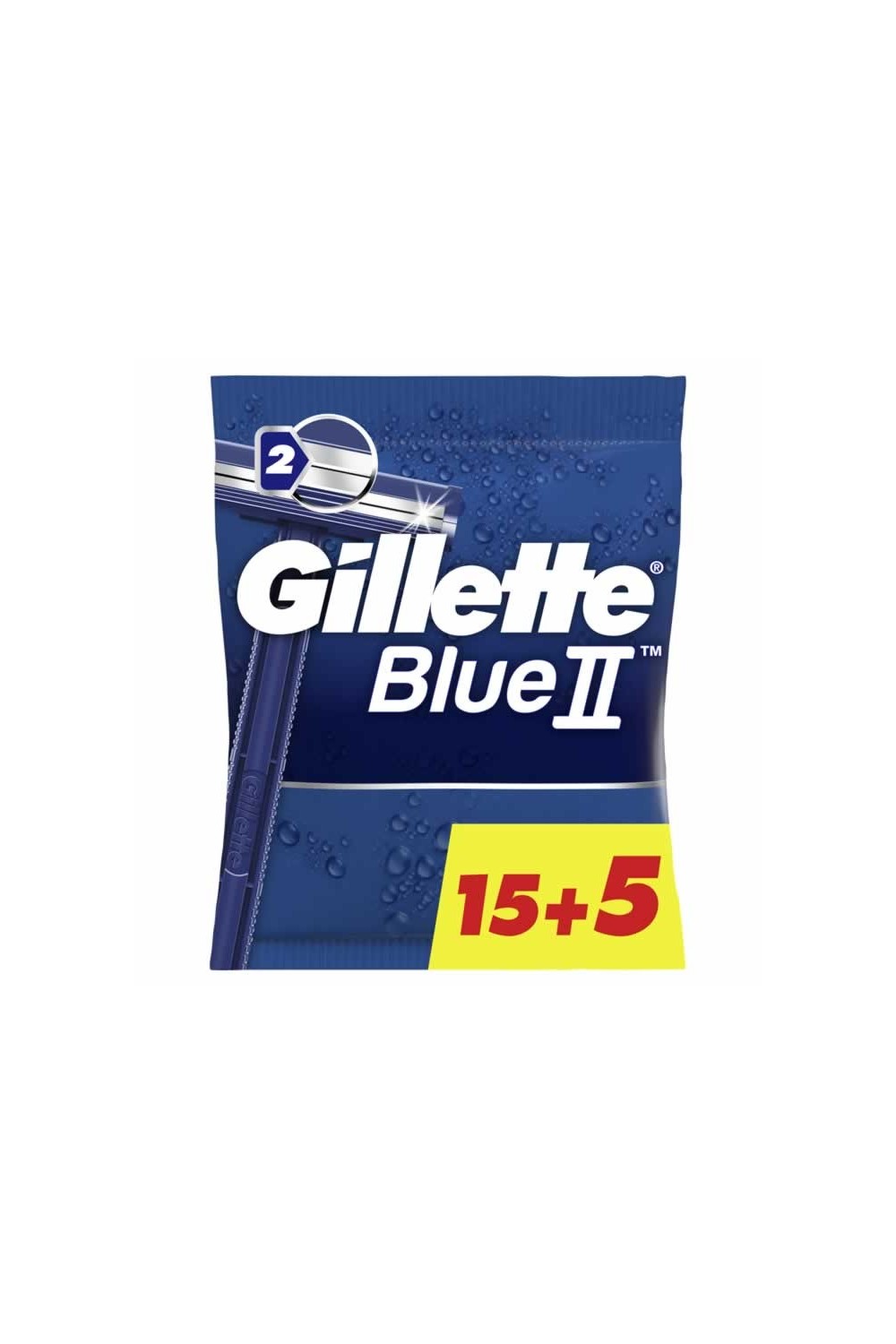 Gillette Blue II 15+5 Units