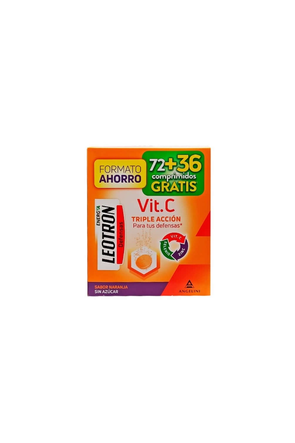 Leotron Vitamin C 72+36 Effervescent Tablets