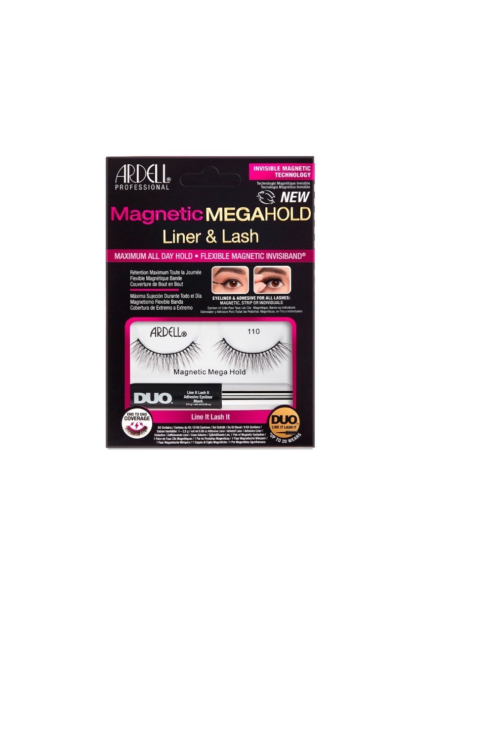 Ardell Magnetic Megahold Liner y Lash 110 2 U