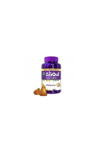 Vicks Zzzquil Natura Melatonin Mango & Banana Flavour 60 Units