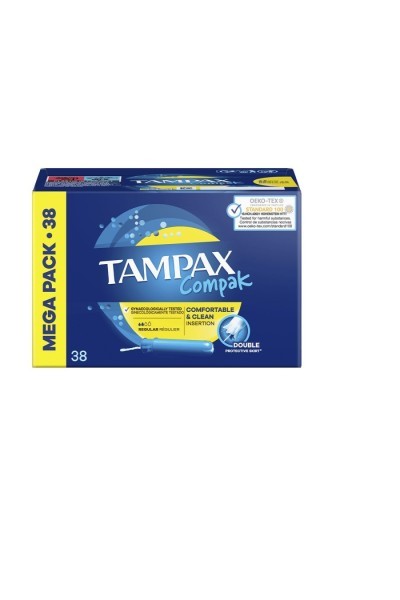 Tampax Compak Tampón Regular 38 U