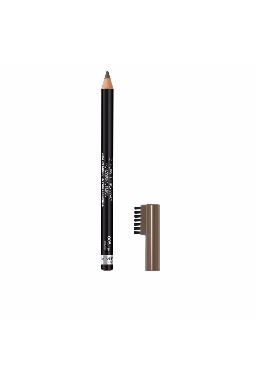 Rimmel London Brow This Way Professional Pencil 005-Ash Brown