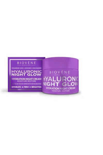 Biovene Hyaluronic Night Glow Hydration Night Cream Moisture Restore 50ml