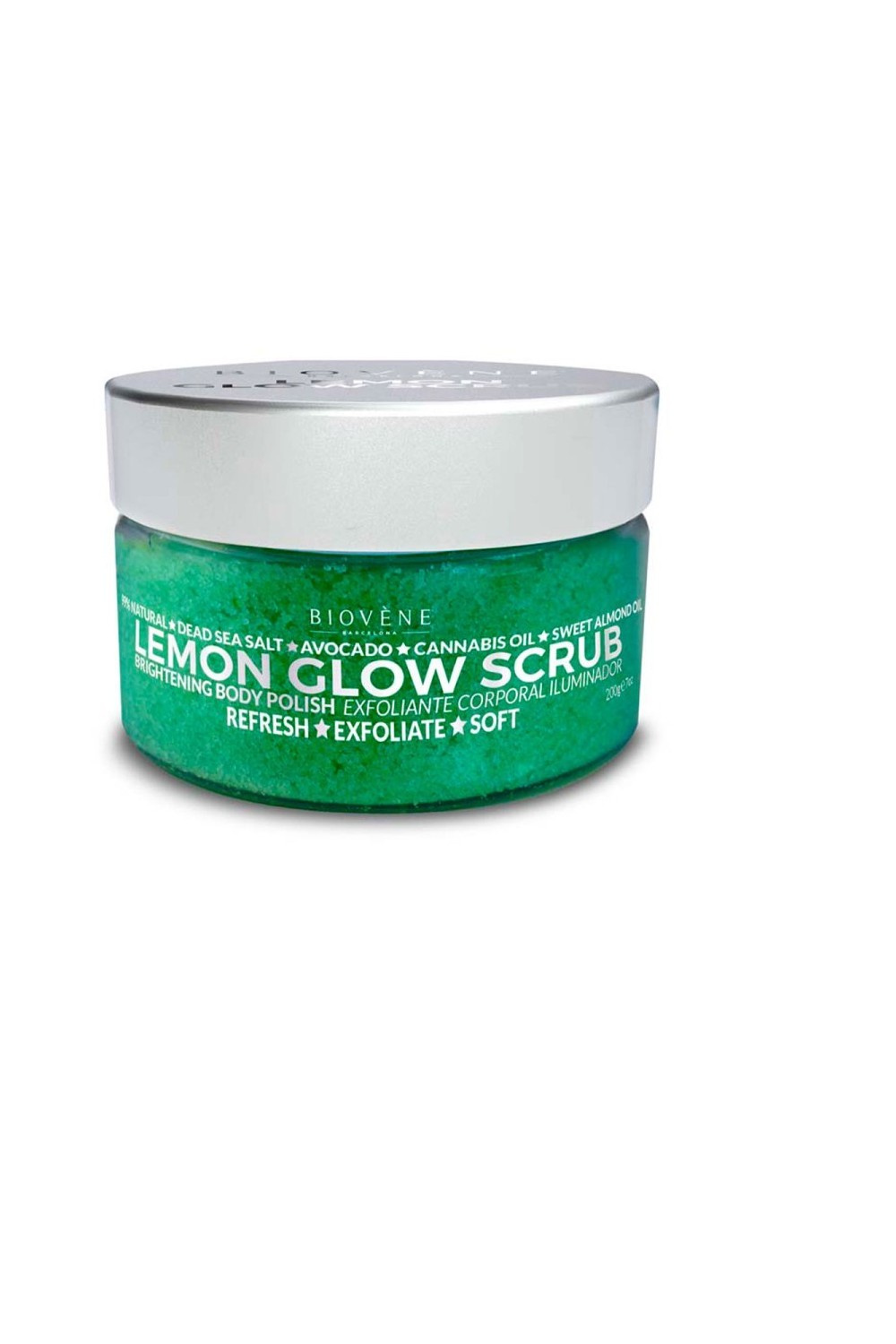 Biovene Lemon Glow Scrub Brightening Body Polish 200g