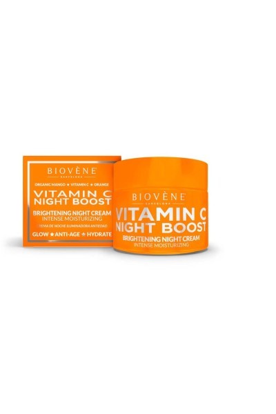 Biovene Vitamin C Night Boost Brightening Night Cream Intense Moisturizing 50ml