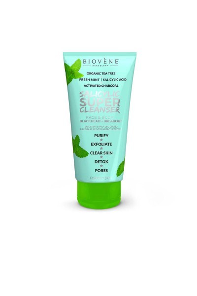 Biovene Salicyclic Super Cleanser Face y Body Blackhead Breakout 200ml