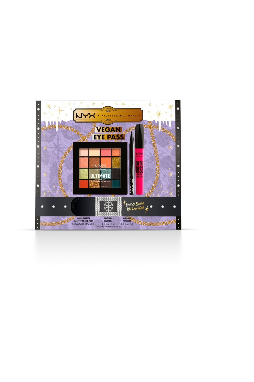 Nyx Vegan Eye Pass Limited Edition Lote 3 Piezas