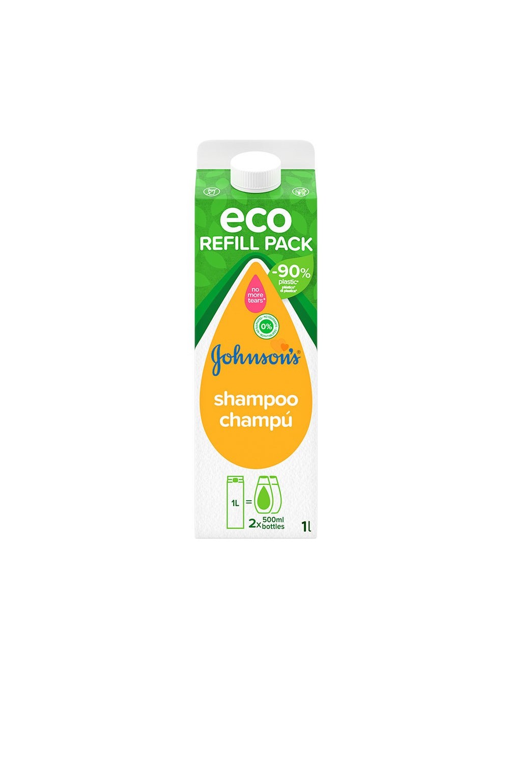 Johnson's Eco Refill Pack Baby Champú Camomila 1000ml