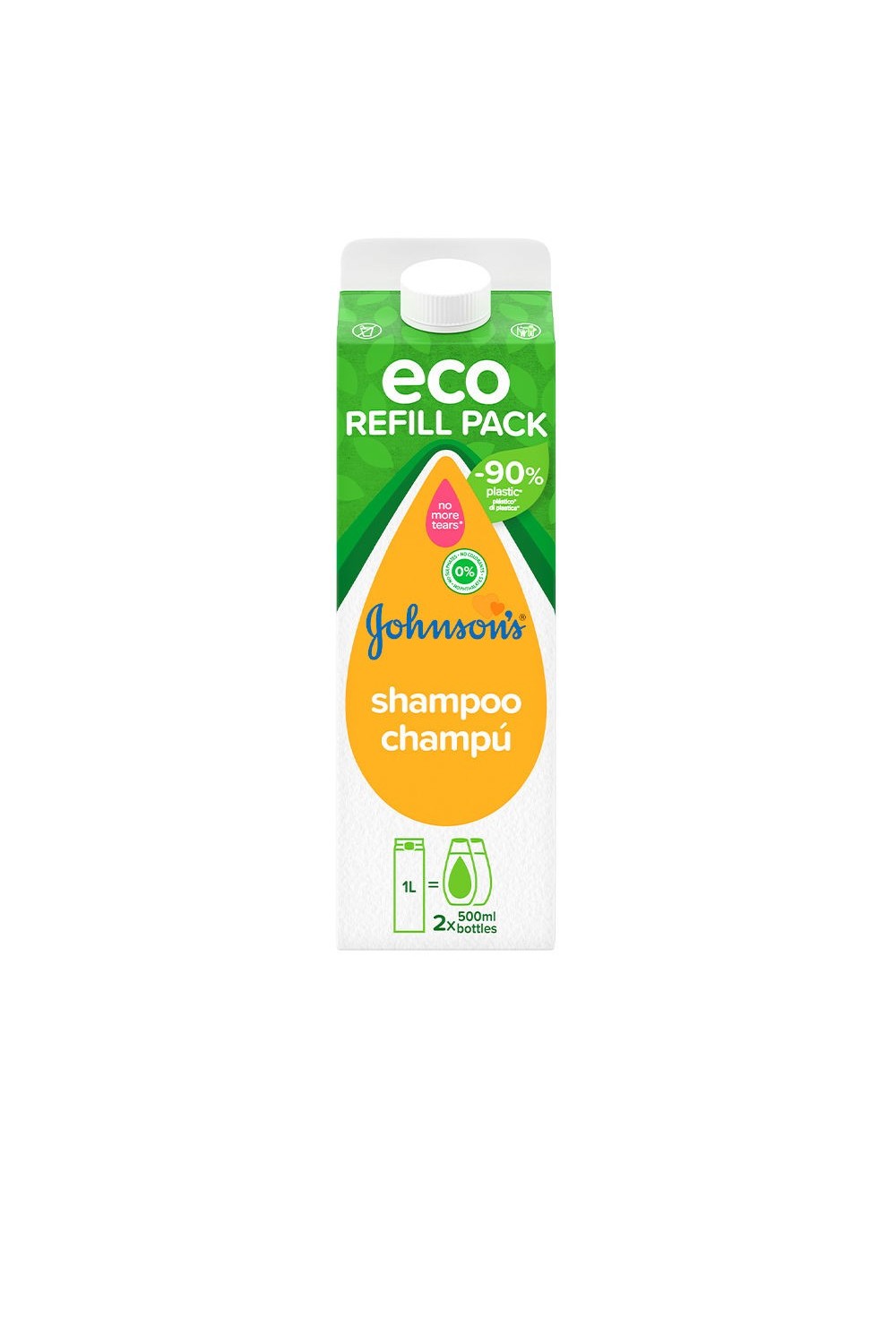 Johnson's Eco Refill Pack Baby Champú Original 1000ml