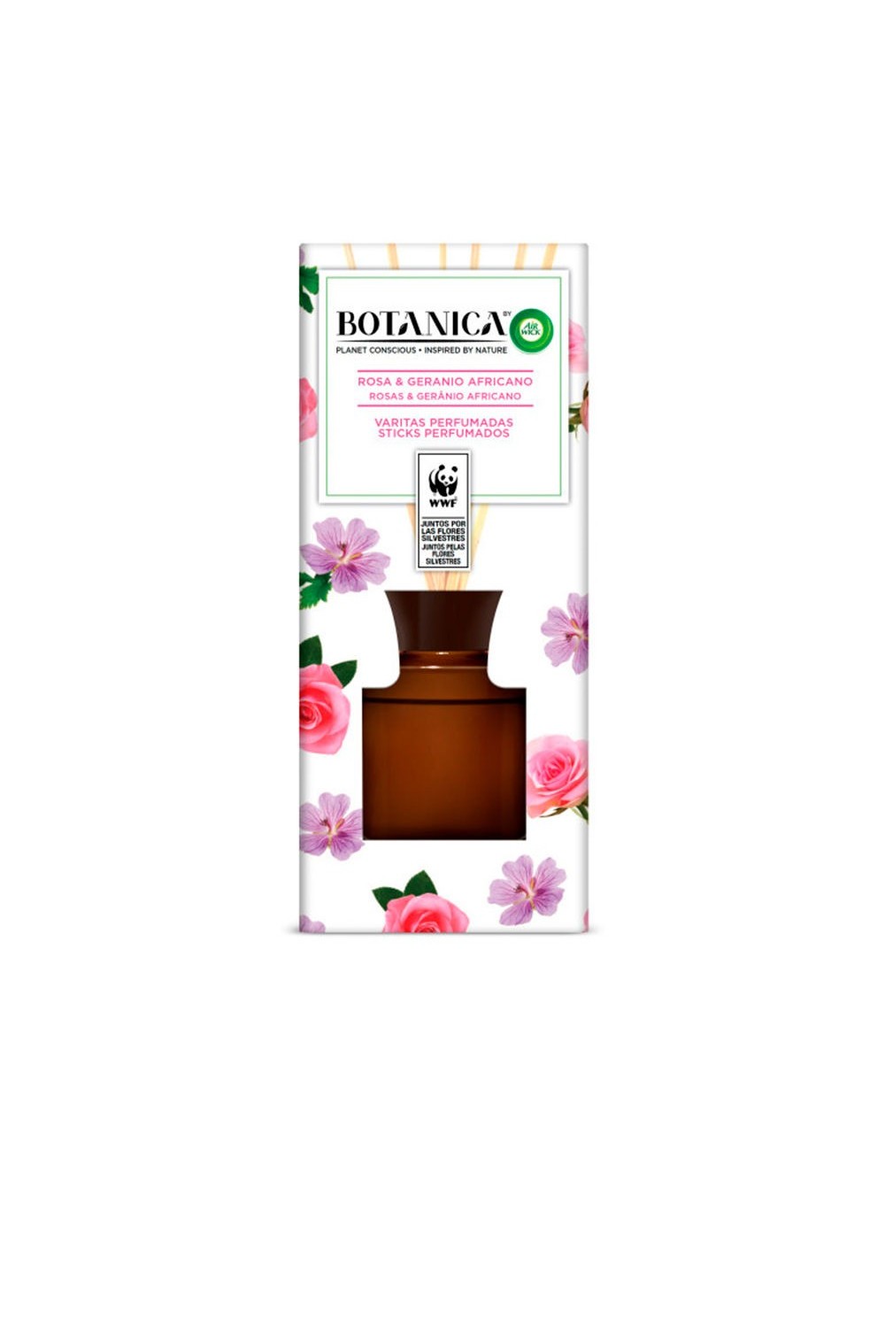 Air-Wick Botanica Varitas Perfumadas Rosa y Geranio 80ml