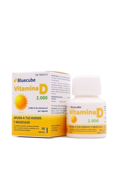 Bluecube Vitamin D 2000 60 Capsules
