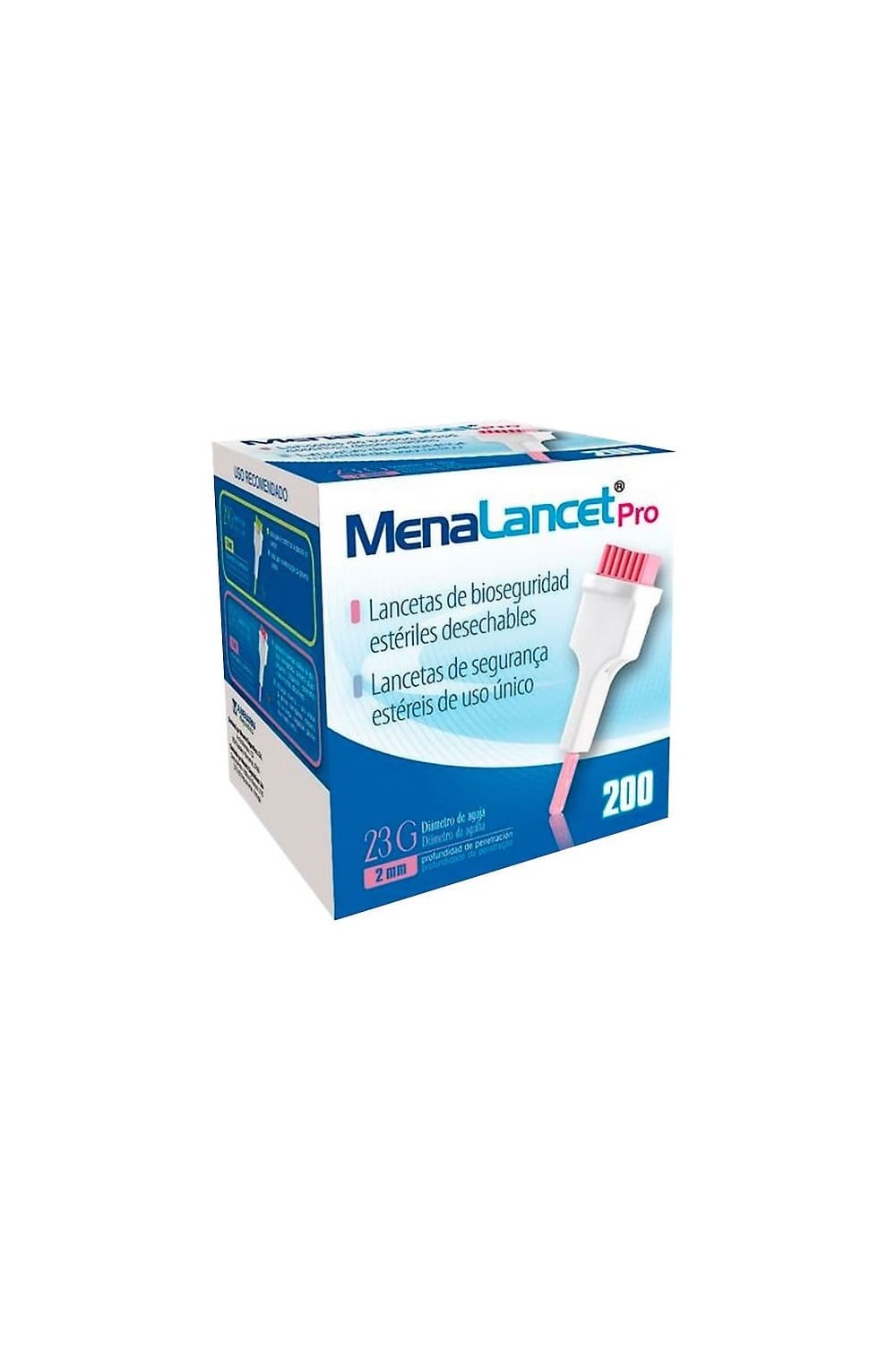 Menarini Menalancet Pro 23g 200 Lancets
