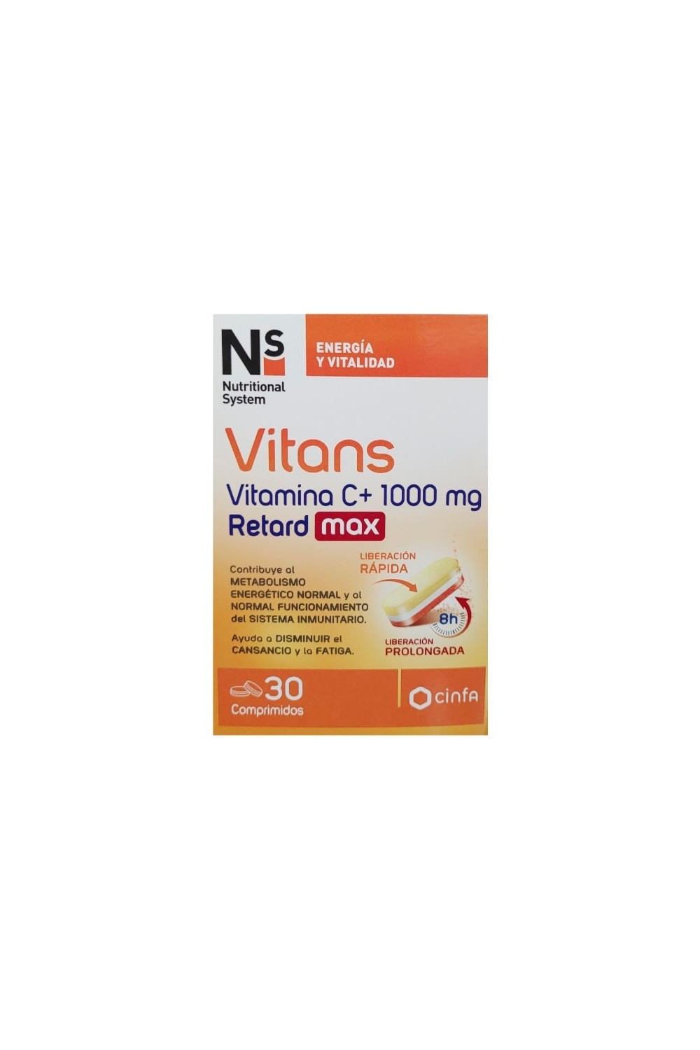 NS Vitans Vitamin C+ 1000Mg Retard Max 30 Comp