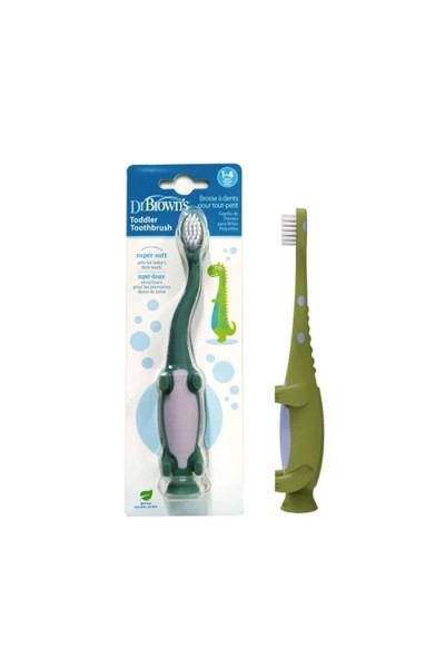 Dr. Brown's Toothbrush 1-4 Years Dinosaur