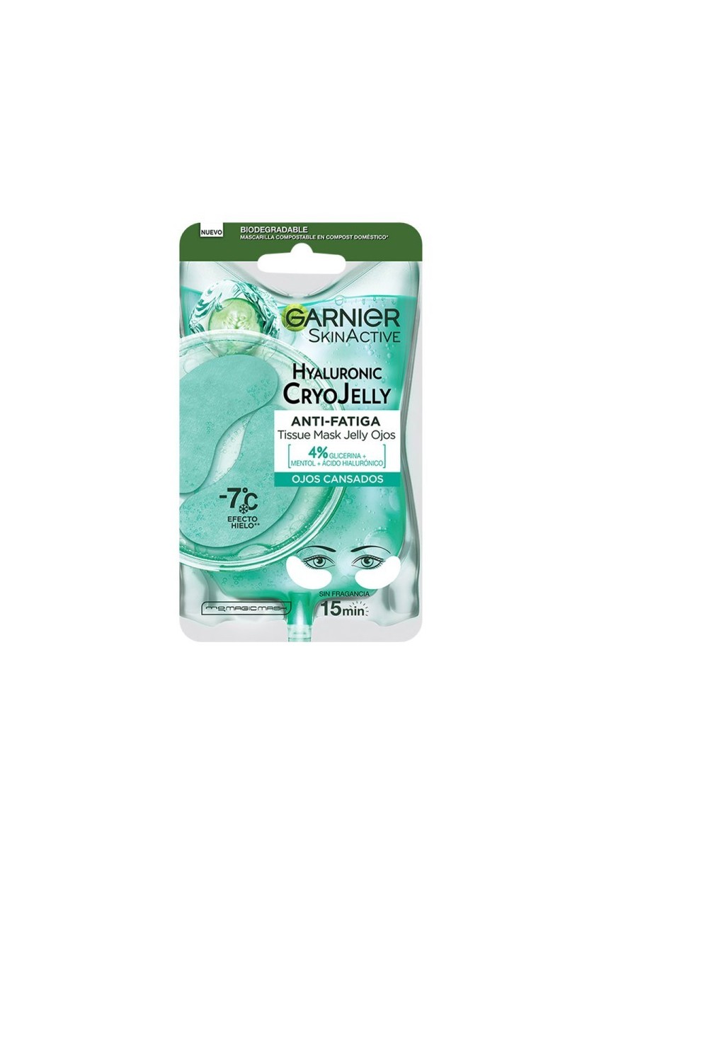 Garnier Hyaluronic Cryojelly Tissu Mask Ojos Antifatiga 5g