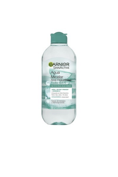 Garnier Skinactive Aloe Hialurónico Agua Micelar Todo En 1 400ml