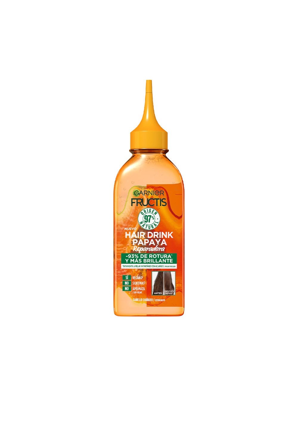 Garnier Fructis Hair Drink Papaya Tratamiento Reparadora 200ml