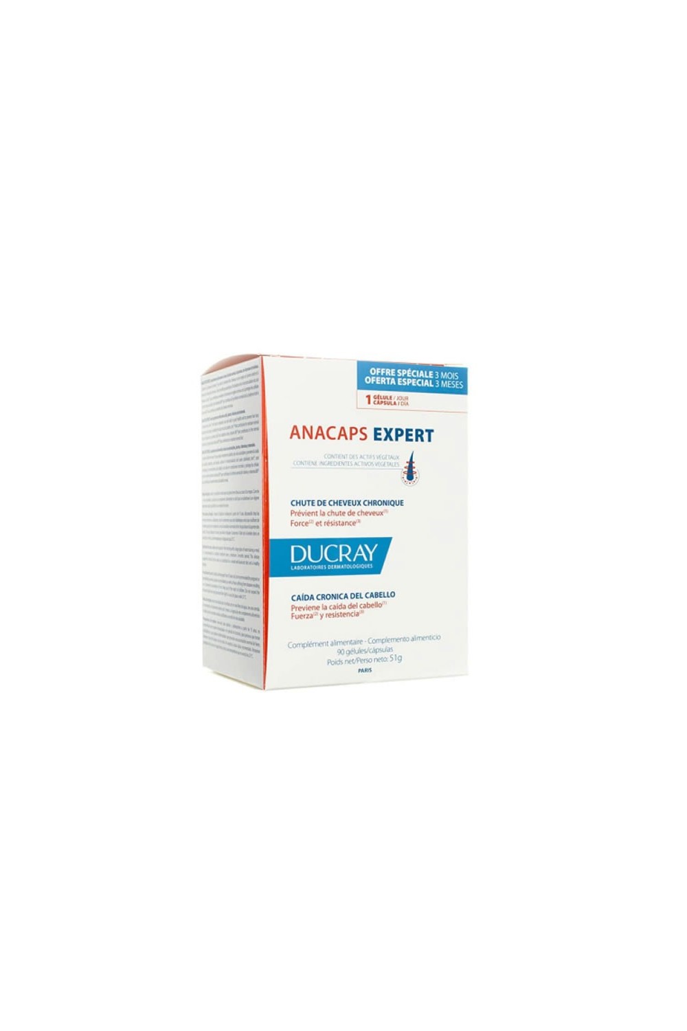 Ducray Anacaps Expert 90 Capsules