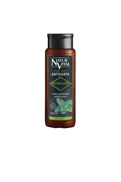 Naturvital Champú Anticaspa Refrescante Cabello Graso 300ml