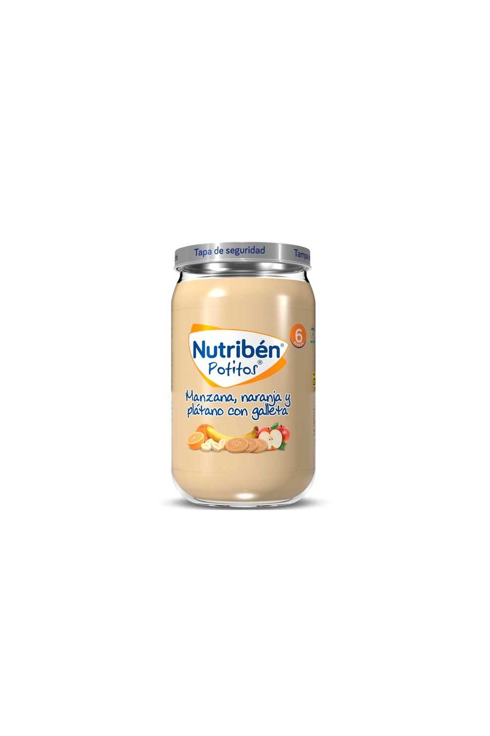 NUTRIBEN - Nutribén Apple, Orange, Banana, Banana and Biscuits Potito 235g