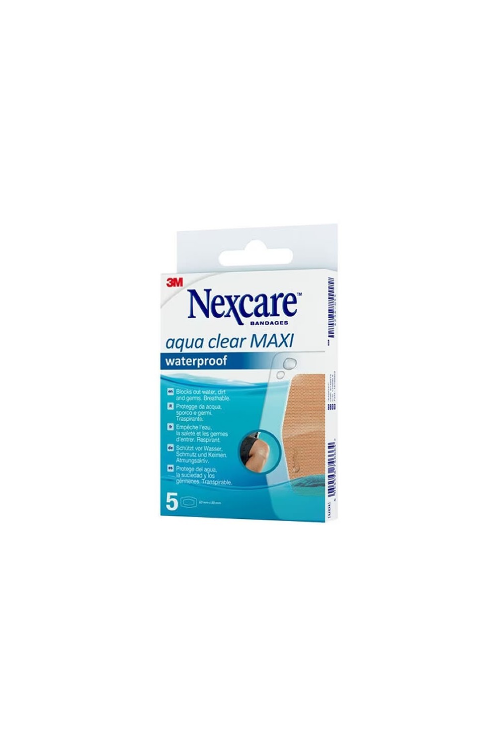 Nexcare Aqua Clear Maxi Waterpoof 5 Units