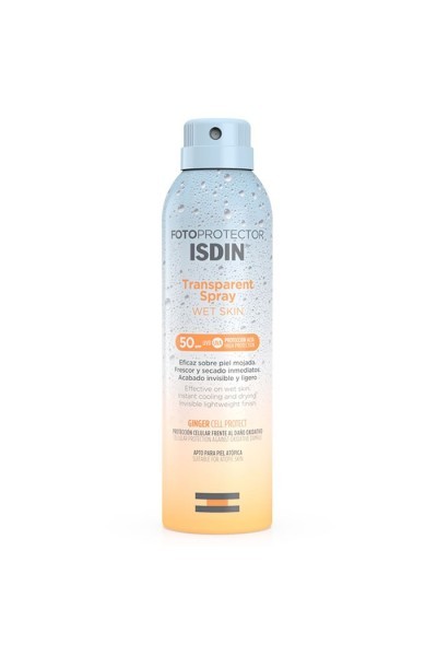 Isdin Fotoprotector Wet Skin Spray Transparent Spf50+ 100ml