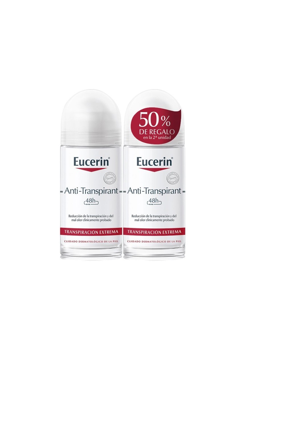 Eucerin Anti-Transpirant Deodorant Roll-On 2x50ml