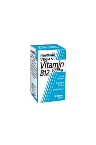 Health Aid Vitamina B12 1,000 Mg 50 Comp