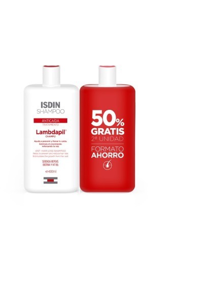 ISDIN - Lambdapil Hair Loss Shampoo 400ml + 400ml
