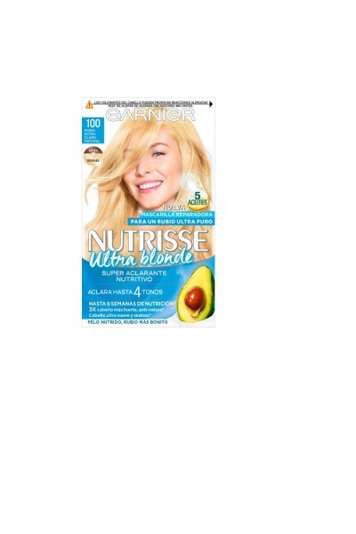 Garnier Nutrisse Crème Nourishing Color 100 Extra Light Natural Blonde