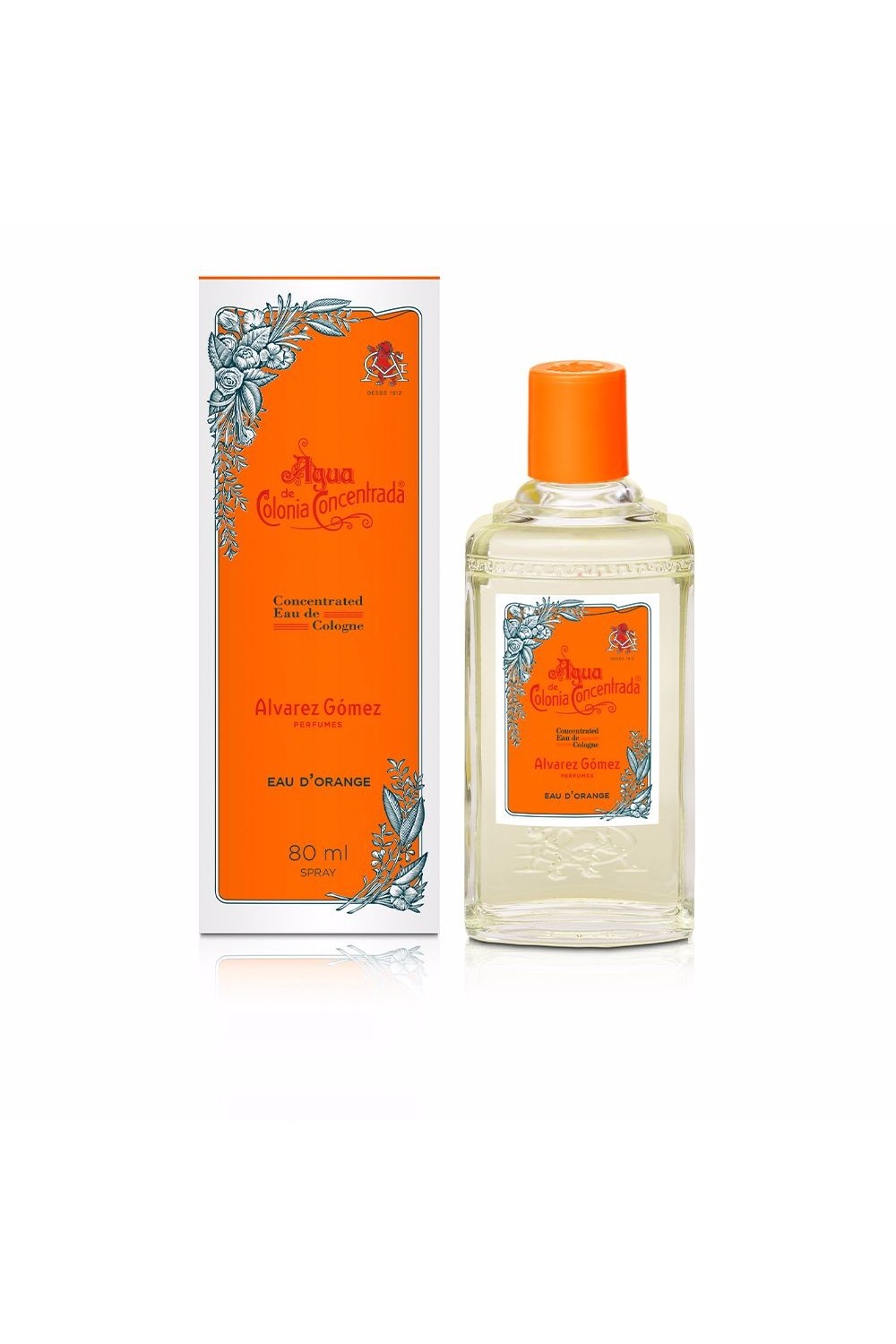 ALVAREZ GÓMEZ - Alvarez Gomez Concentrated Eau De Cologne Orange Spray 80ml